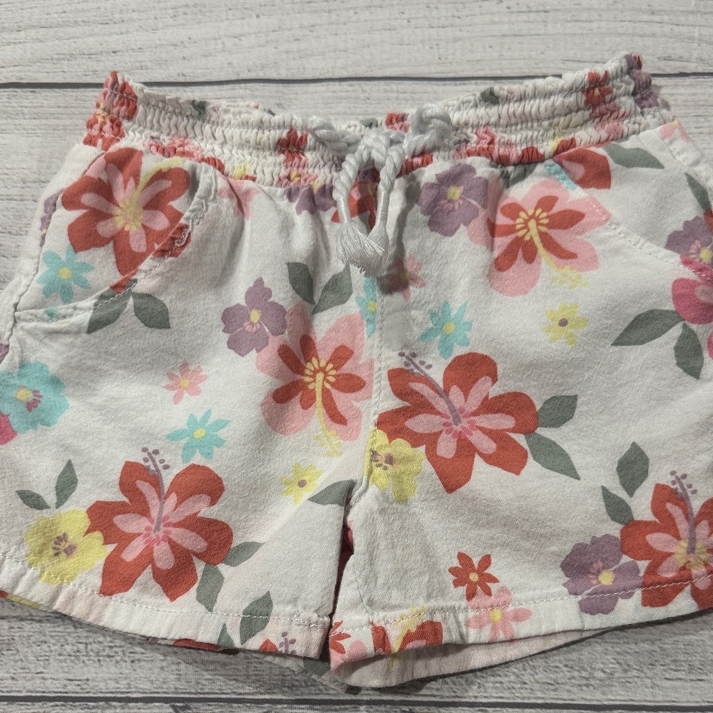 Garanimals Toddler Girls Floral Shorts - Multicolor